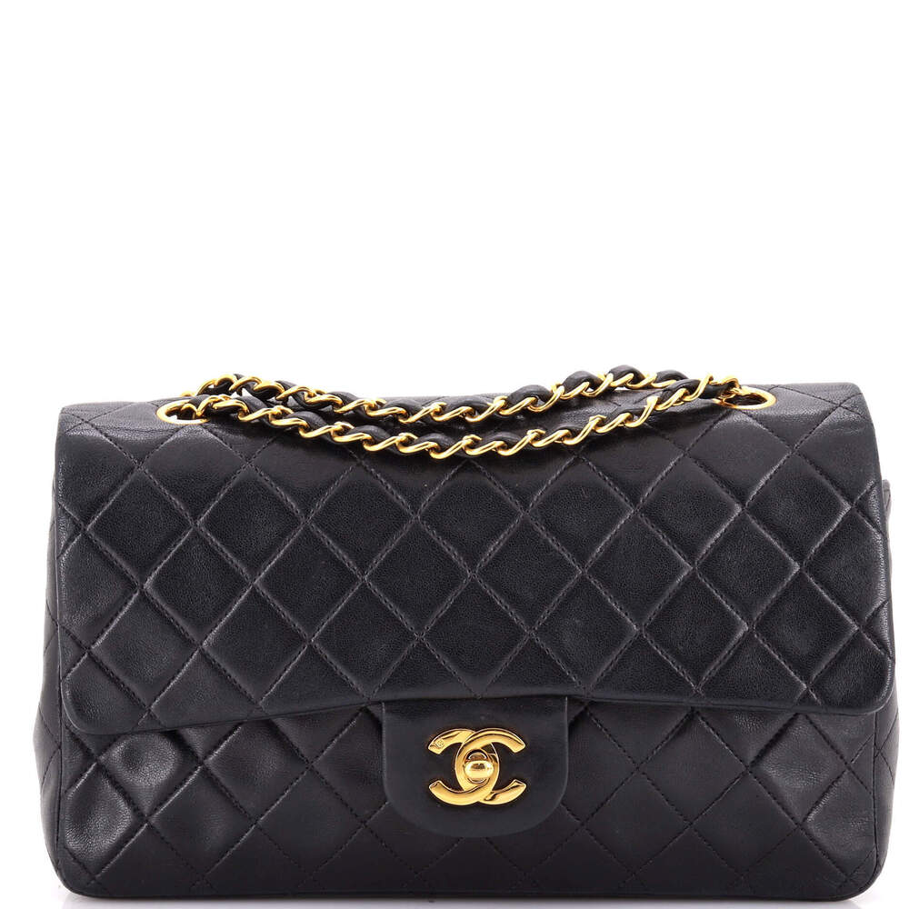 Chanel Medium Vintage Classic Double Flap Bag Quilted Lambskin